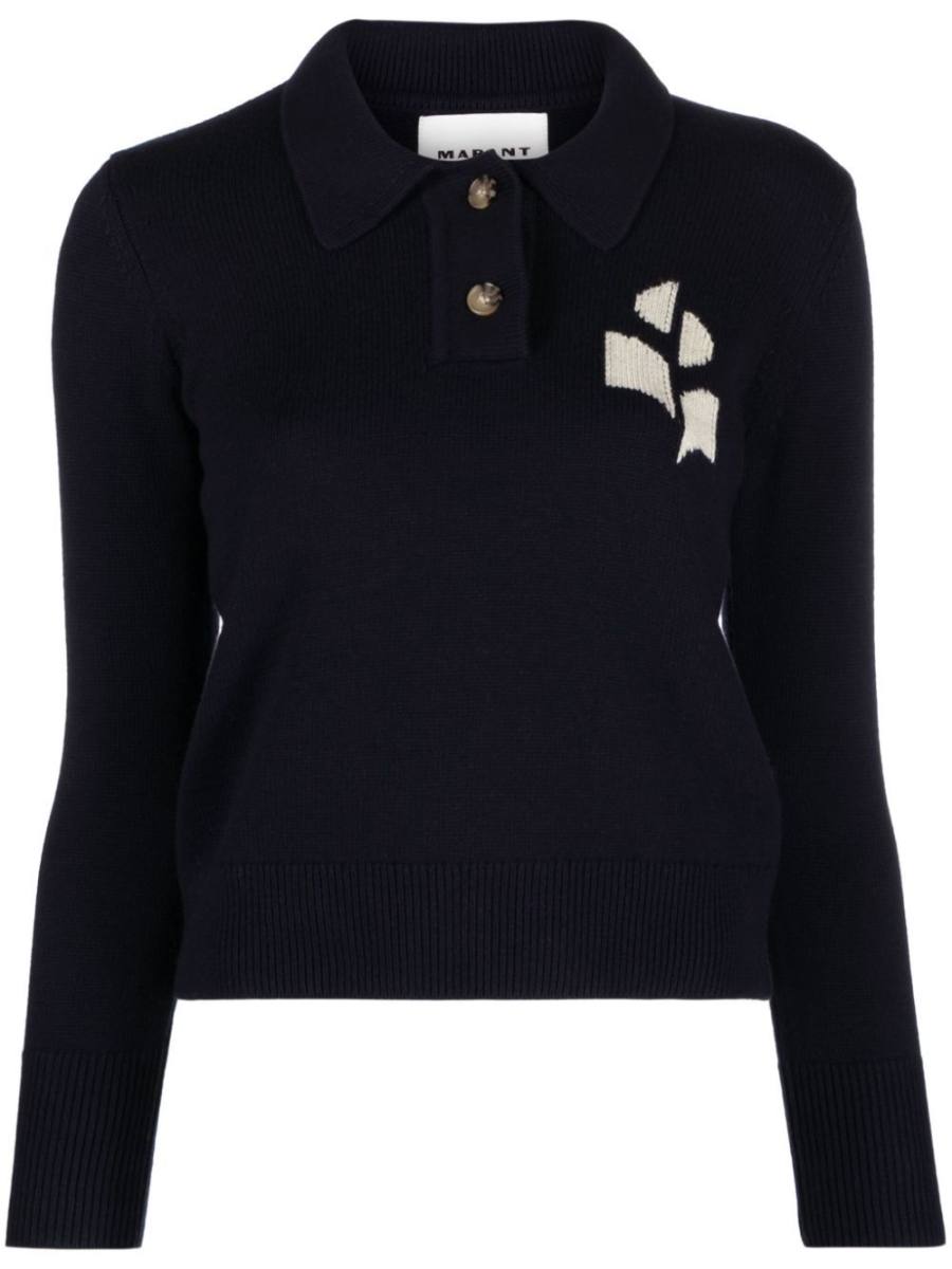 Nola knitted polo sweatshirt