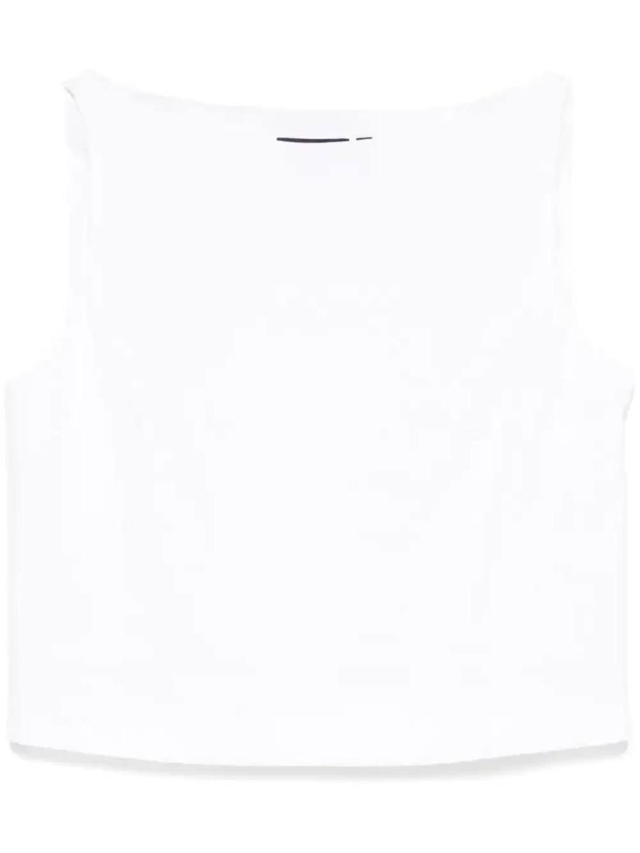 boat-neck top