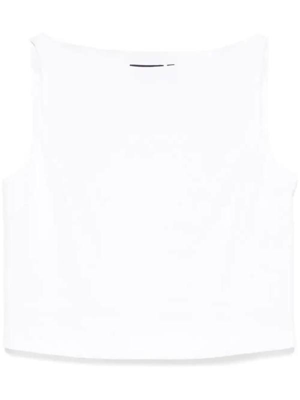 boat-neck top