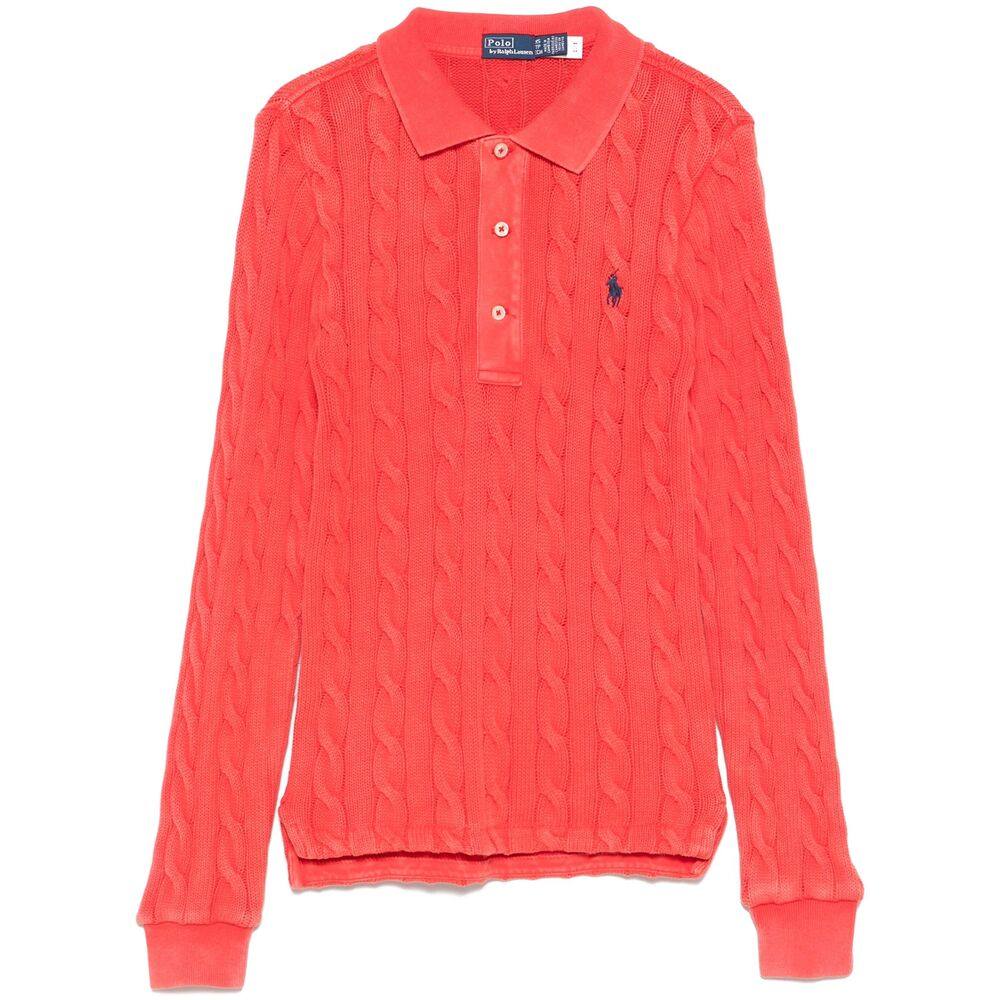 Ralph Lauren Cable-knit Polo Top