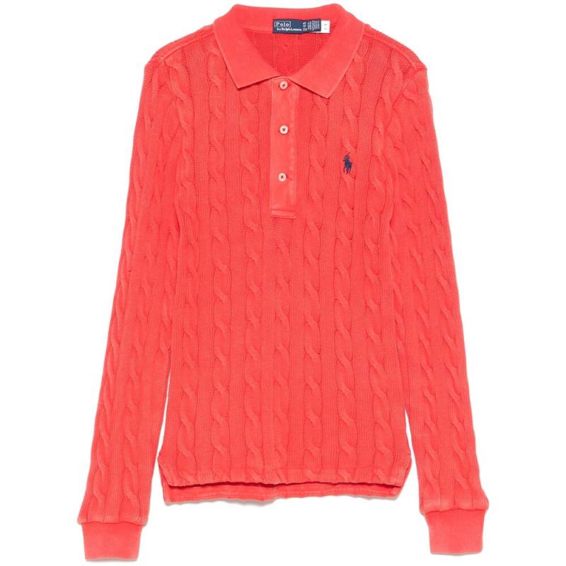 Ralph Lauren Cable-knit Polo Top