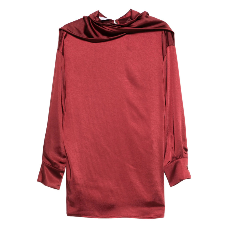 The Nina Studio Cowl-neck Blouse