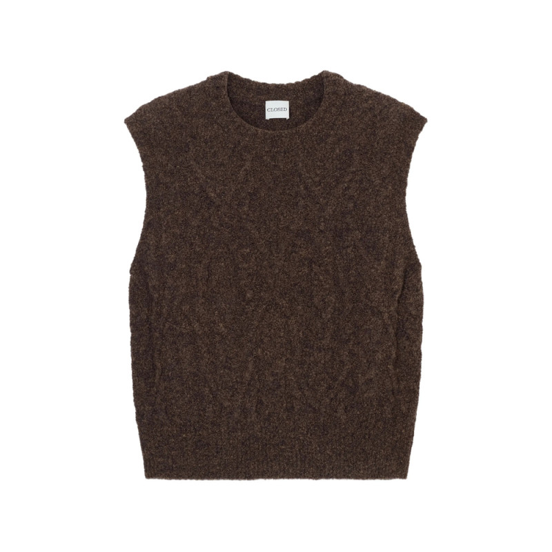 Closed Crew-neck Vest