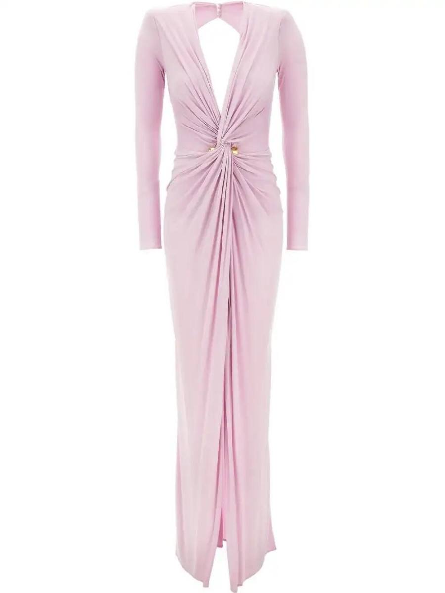 V-neck maxi dress
