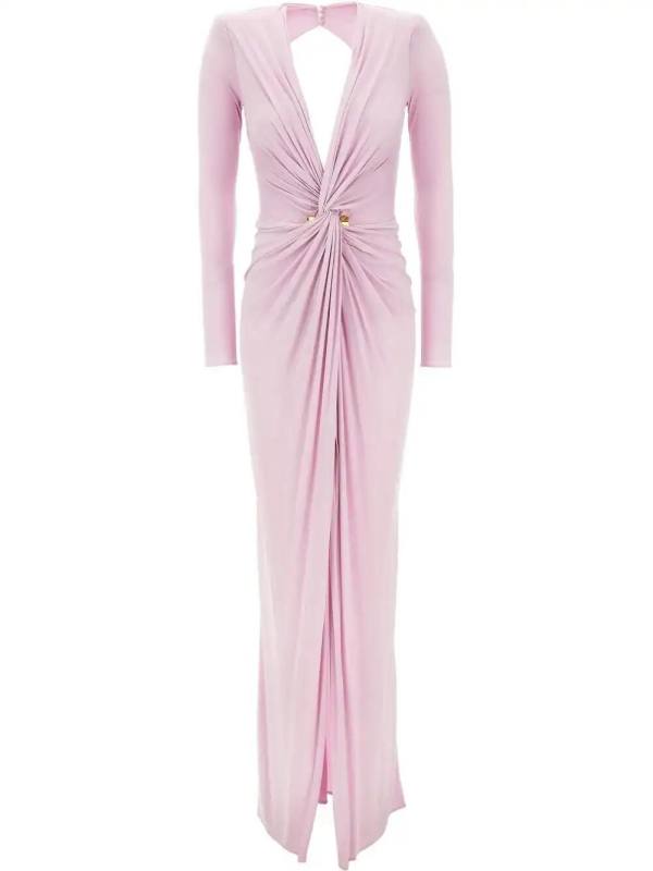 V-neck maxi dress