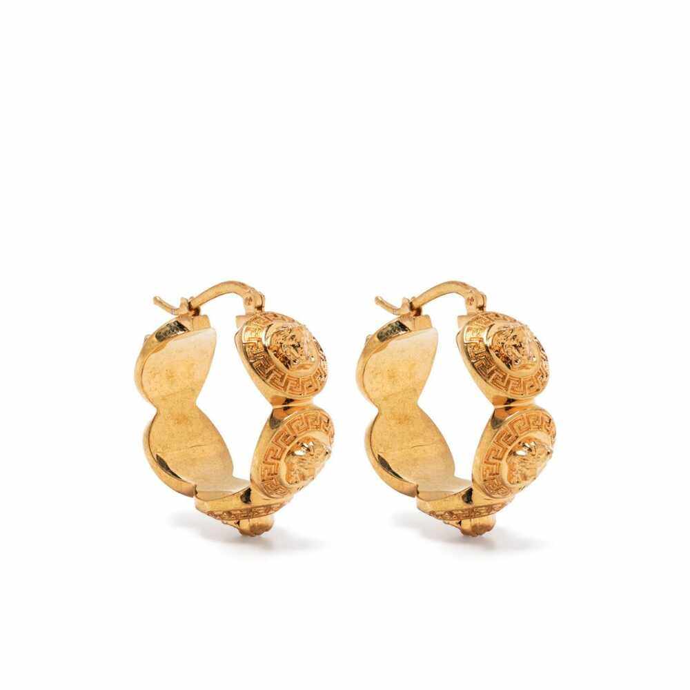Versace Tribute Medusa Hoop Earrings