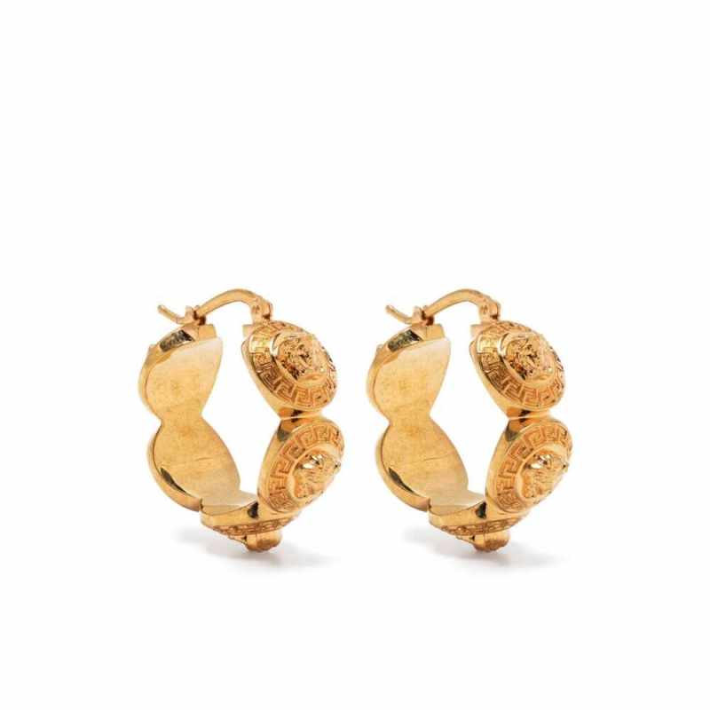 Versace Tribute Medusa Hoop Earrings