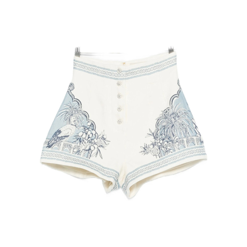 Alemais Villa Romantica Printed Shorts