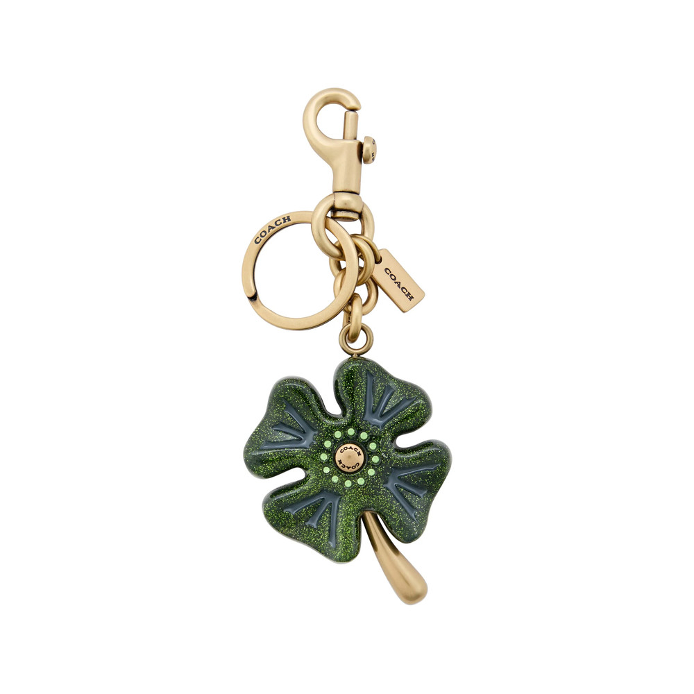 Coach Four Leaf Clover Keyring