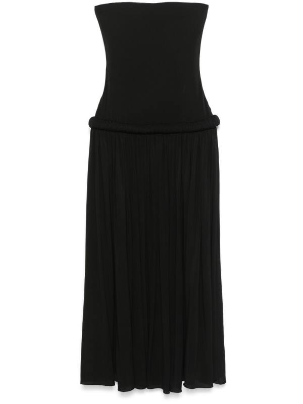 jersey strapless dress