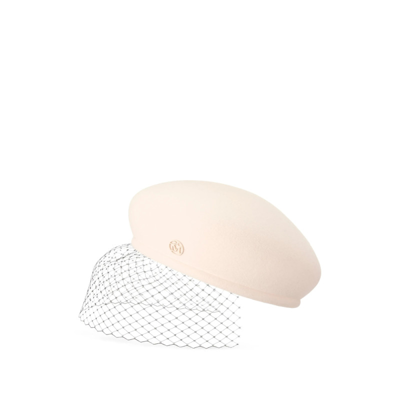 Maison Michel New Bonnie Veiled Beret