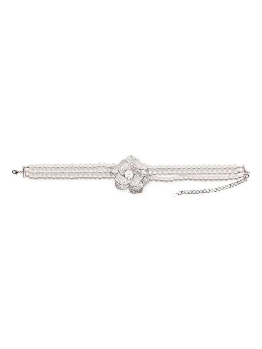 crystal-flower choker