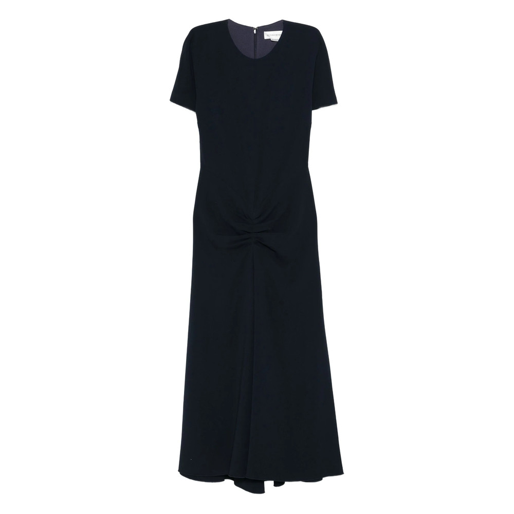 Victoria Beckham Short-sleeve Gathered Dress