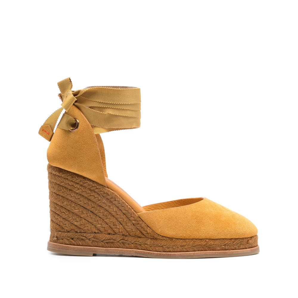 Castañer Ribbon Wedge Espadrilles