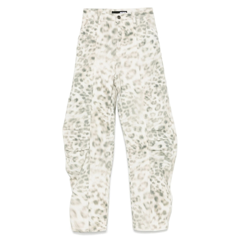 Rotate Printed Jeans