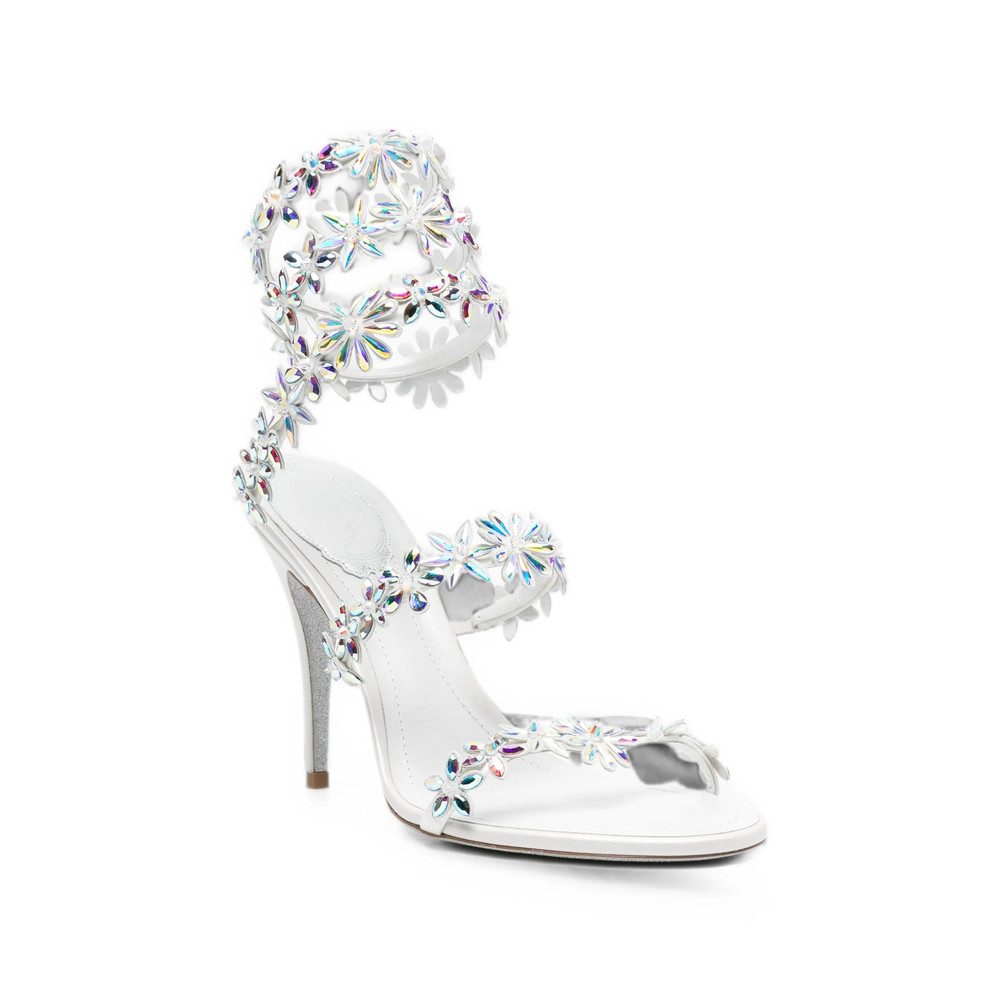 Caovilla Eva Floral-embellished Sandals