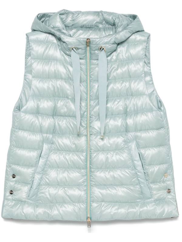 hooded gilet