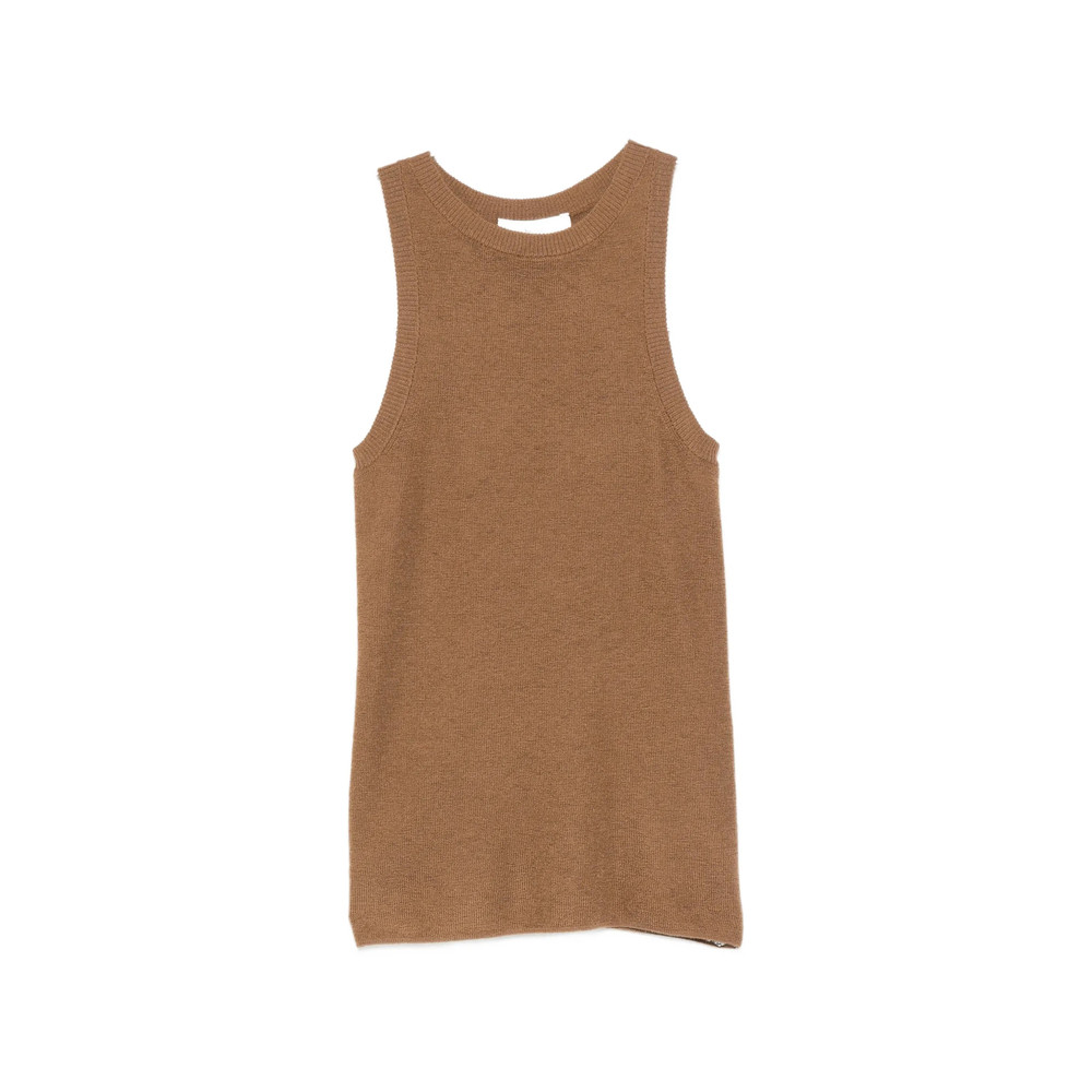 Co Ribbed-knit Cashmere Tank Top