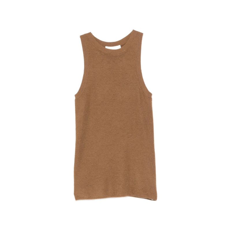 Co Ribbed-knit Cashmere Tank Top