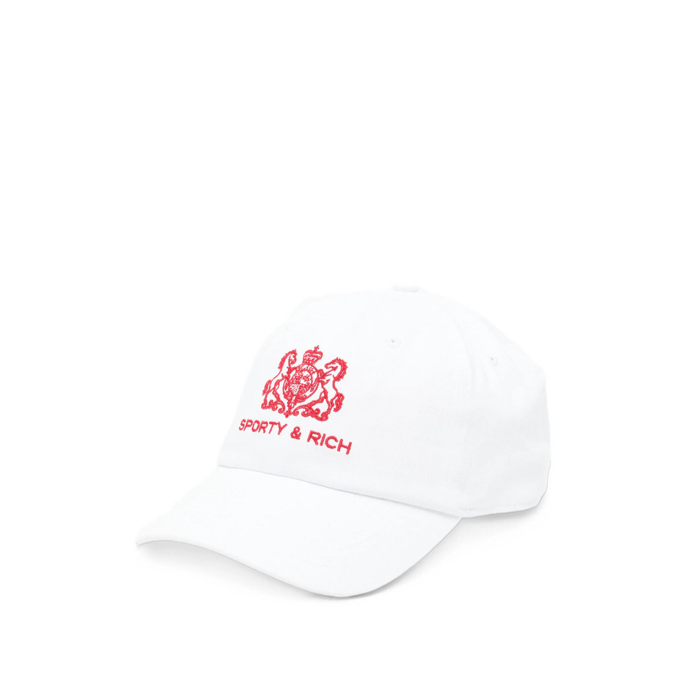 Sporty & Rich Logo-embroidered Baseball Cap