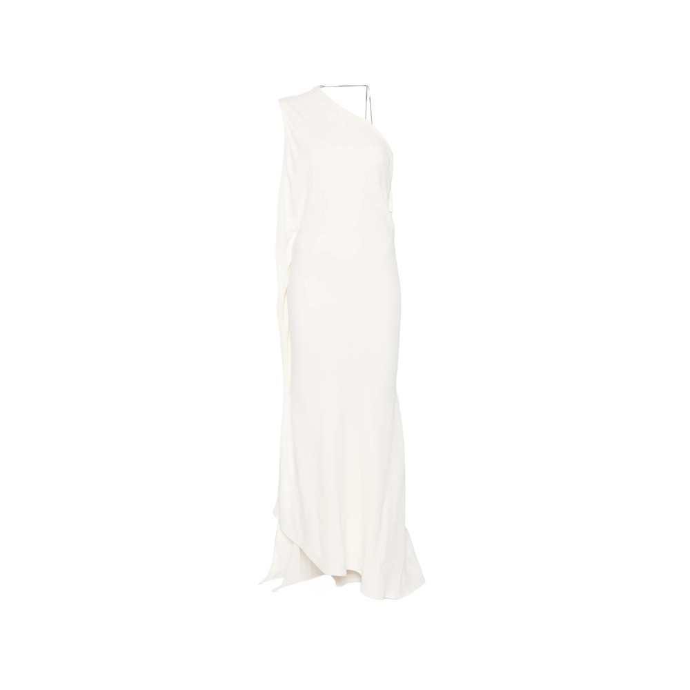 Victoria Beckham One-shoulder Chain-detail Dress