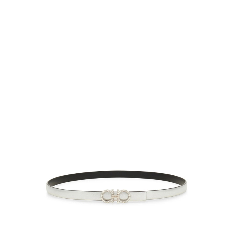 Ferragamo Reversible Adjustable Gancini Belt