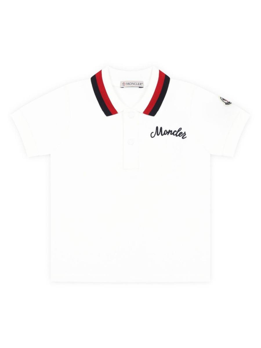 logo-embroidered polo shir