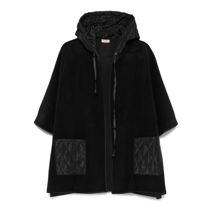 Twinset Quilted-pocket Hooded Jacket