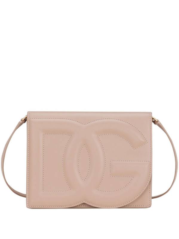 DG Logo leather cross body bag