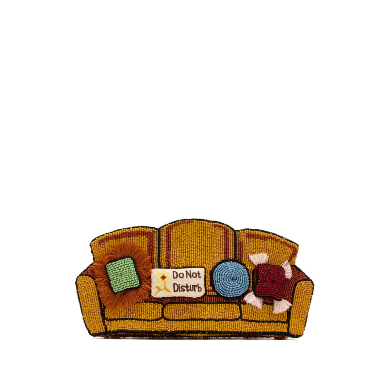 Staud Beaded Couch Clutch