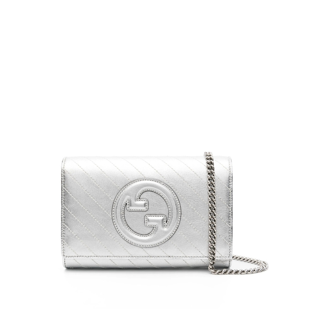 Gucci Blondie Metallic Crossbody Bag