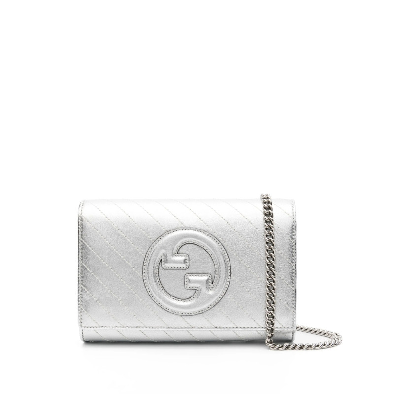 Gucci Blondie Metallic Crossbody Bag