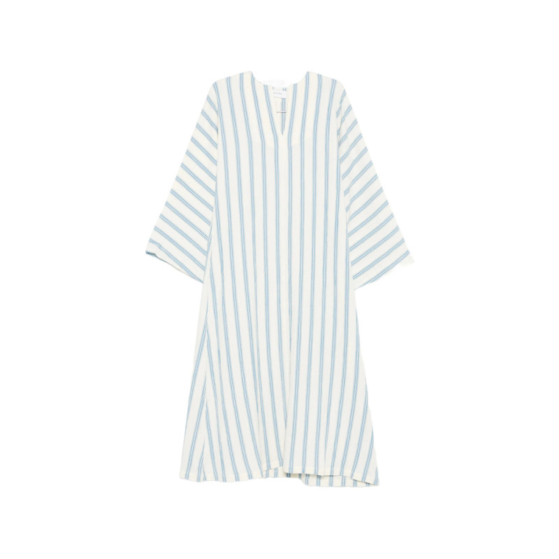 Bondi Born Finn Striped V-neck Maxi Dress