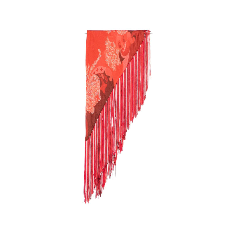 Etro Printed Fringed Scarf