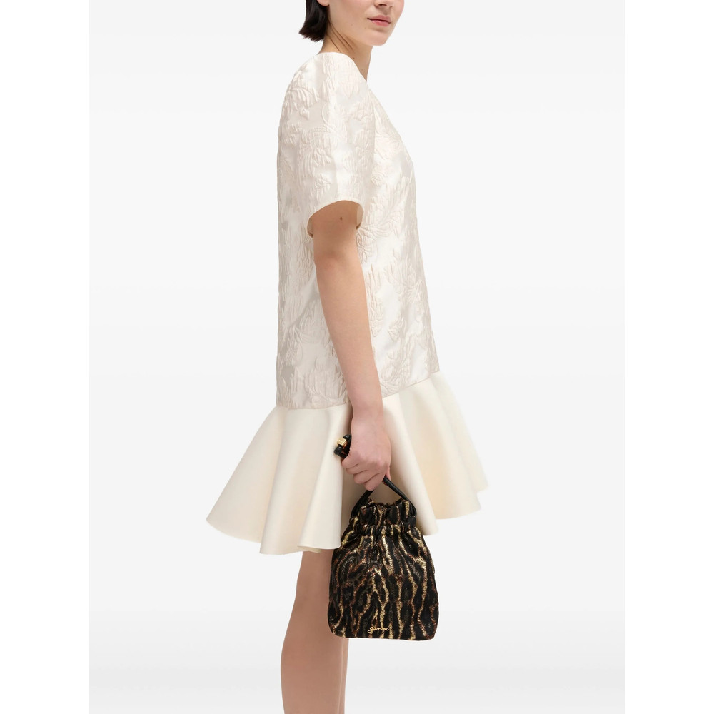 Ganni Drawstring Logo-detail Bucket Bag