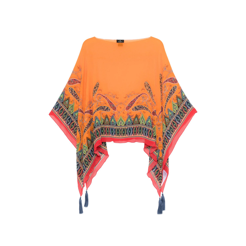 Etro Paisley Tassel Top