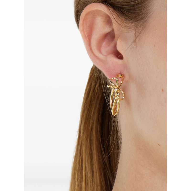 Ferragamo Bow-detail Hoop Earrings