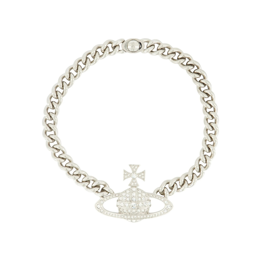 Vivienne Westwood Crystal-embellished Orb Necklace
