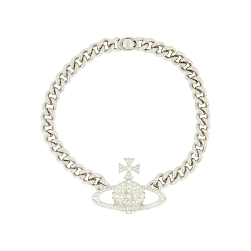Vivienne Westwood Crystal-embellished Orb Necklace
