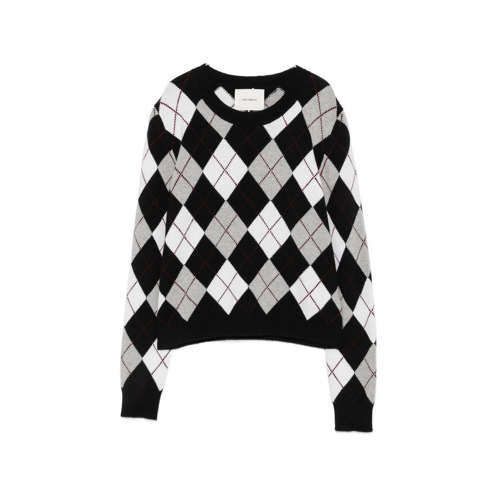Lisa Yang Antoni Argyle-pattern Sweater
