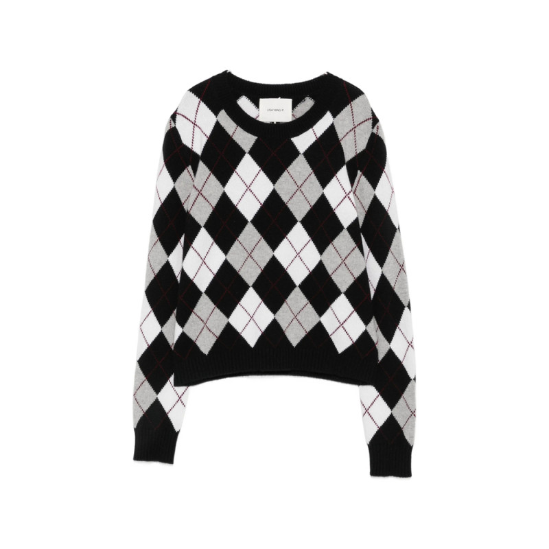 Lisa Yang Antoni Argyle-pattern Sweater