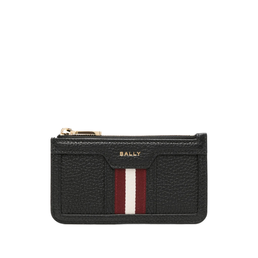 Bally Stripe Zip-around Cardholder