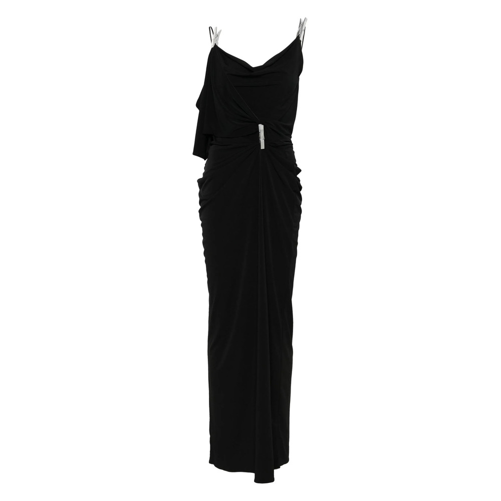 Coperni Drapped Clip Maxi Dress