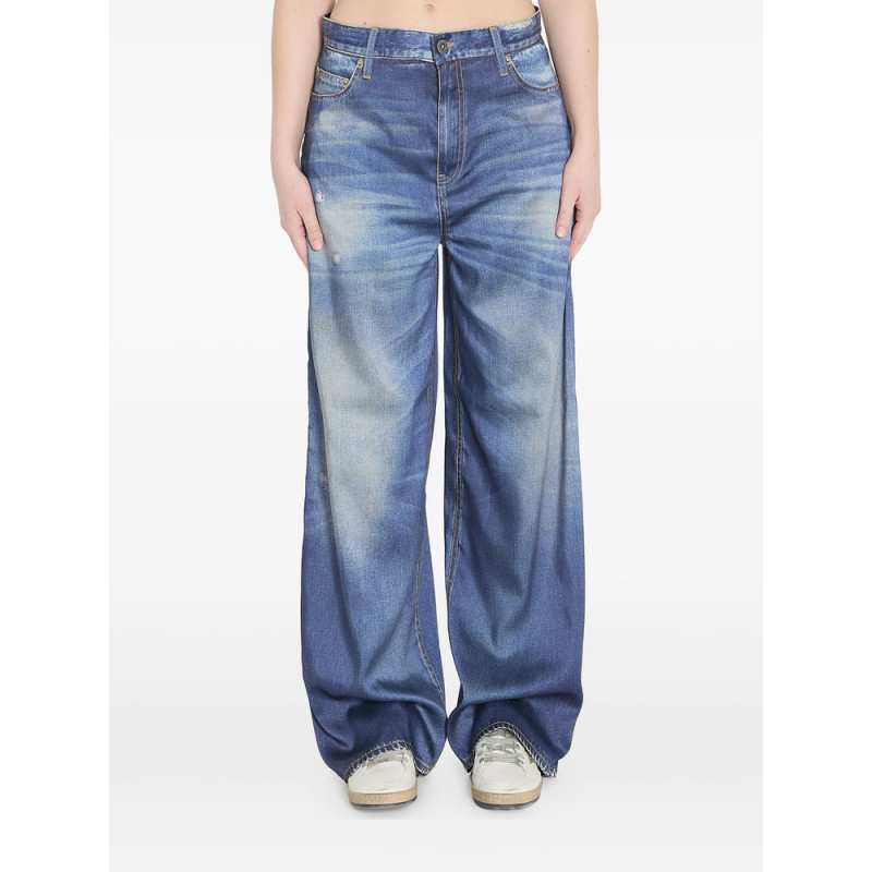 Golden Goose Printed Five-pocket Trousers