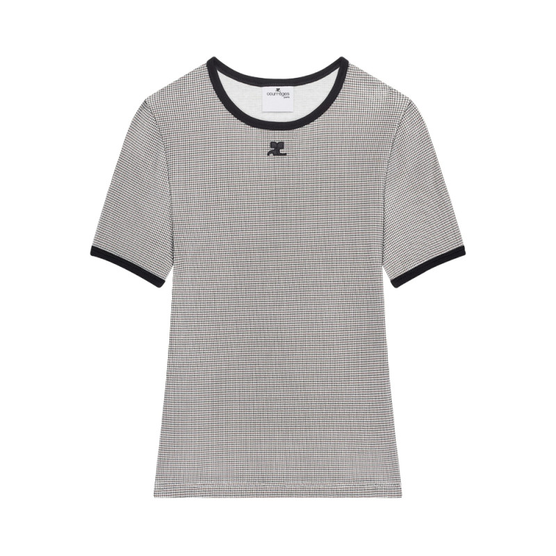 Courrèges Houndstooth T-shirt