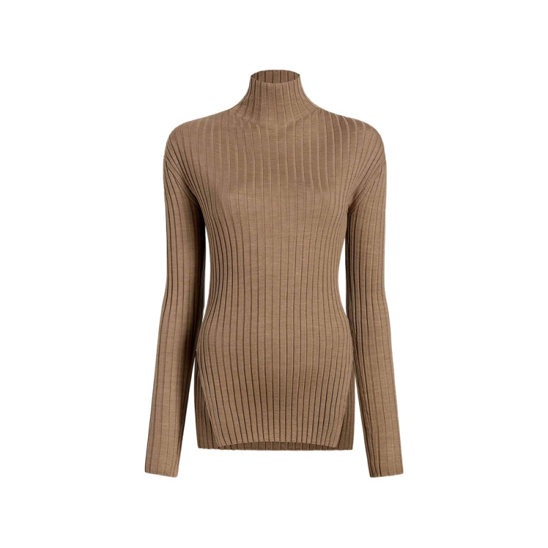 Khaite 18374545FINESILKMERINO 934CHESTNUT