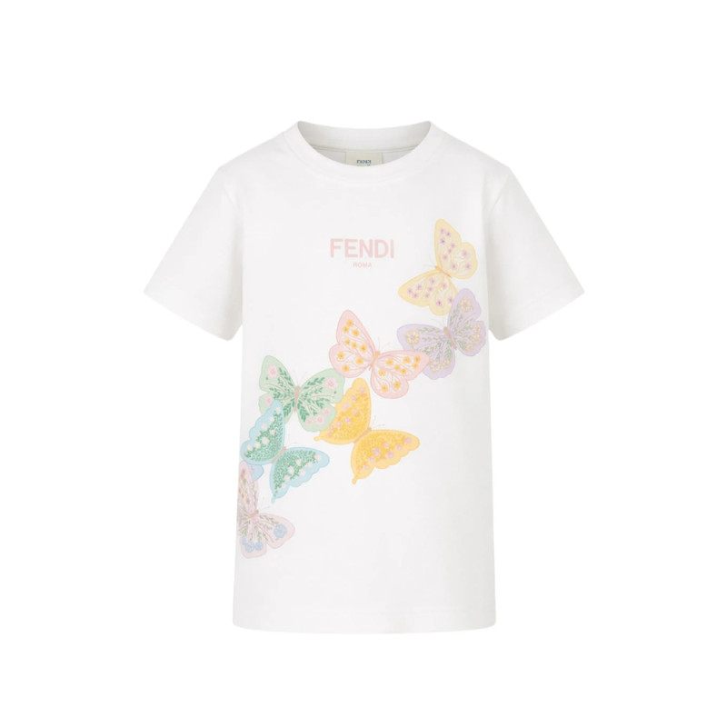 Fendi Butterfly-print T-shirt