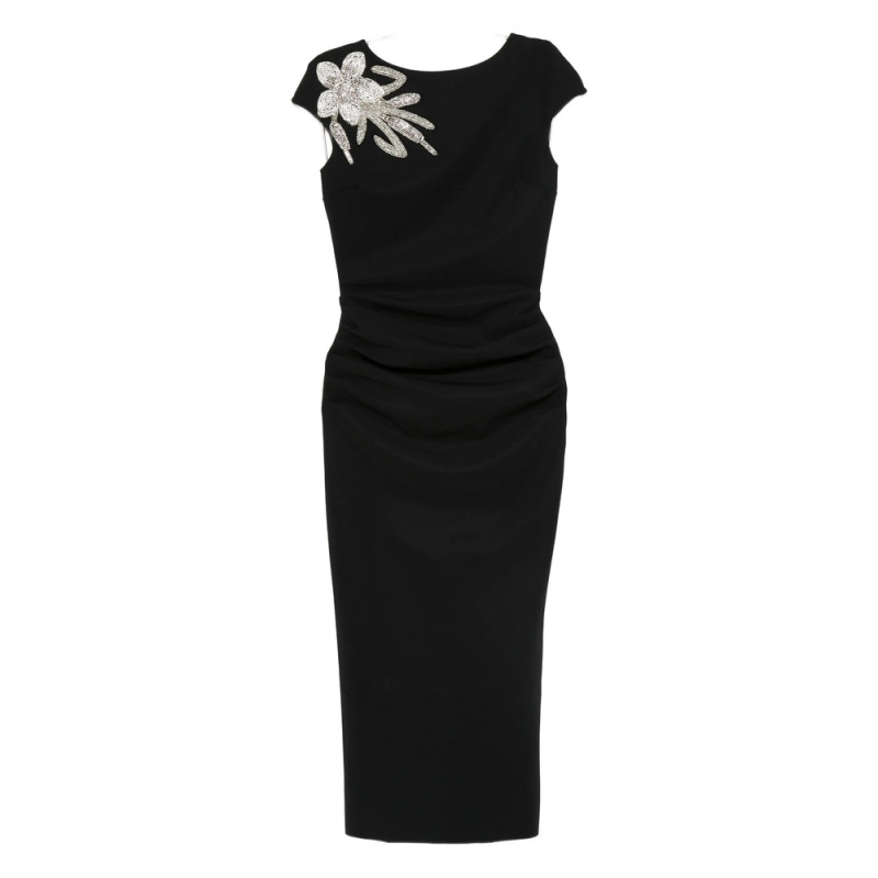 Chiara Boni Hesup Cap-sleeve Midi Dress