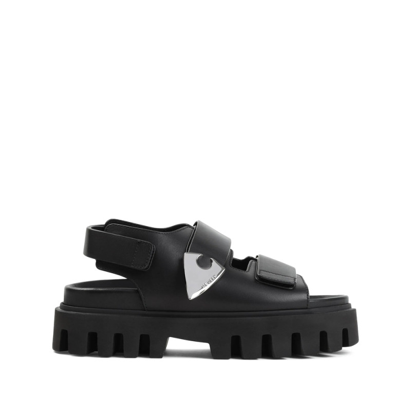 Alexander Mcqueen Leather Sandals