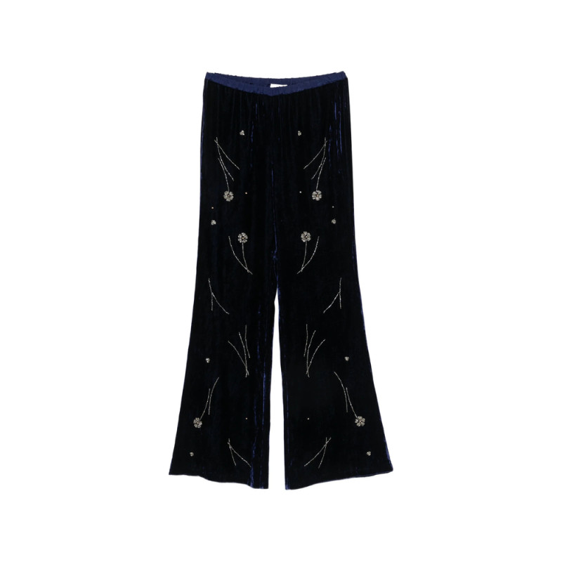 Forte Forte Crystal-embellished Palazzo Pants